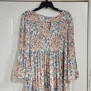 Floral Print Women's Blouse